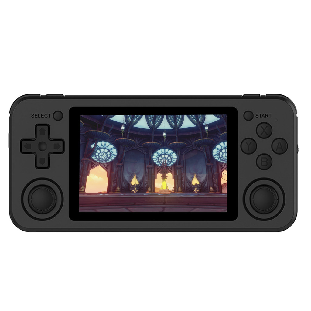 สนุก ~ RG351P Retro เกมคอนโซลสําหรับระบบเปิดแหล่งวิดีโอเกมมือถือ 3.5 ...