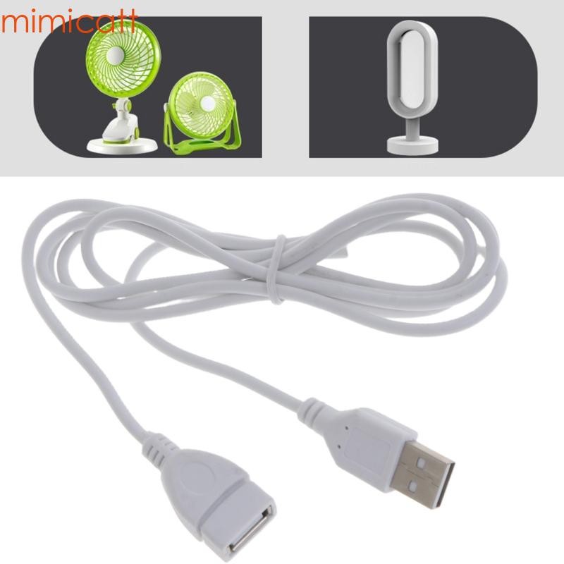 Mim สายไฟต่อ USB ตัวผู้เป็นตัวเมียสายยาวสําหรับพัดลมเพดาน USB | Shopee ...