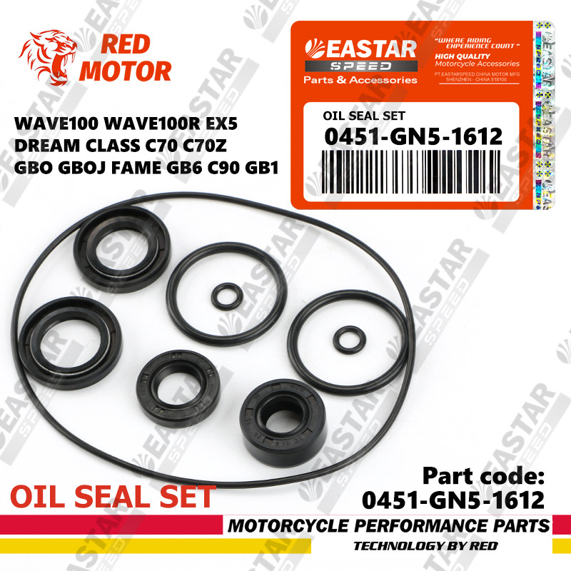 ซีลน้ํามันเครื่อง (ชุด) ครบชุด ชุดซีลน้ํามัน Wave100 Wave100R EX5 Hi Power Dream Class C70 C70z GBO GBOJ Fame GB6 C90 GB1