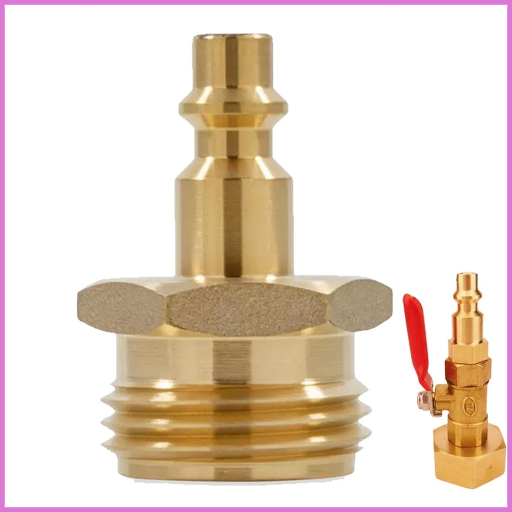 RV Air Blowout Adapter Quick Fitting Blowout Adapter Plug ทองเหลือง ...