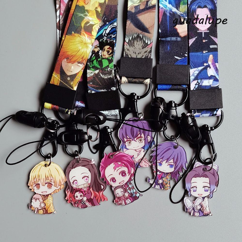 GUADALUPE Anime Demon Slayer สายน่ารัก Webbing Hang Rope จี้การ์ตูน ...
