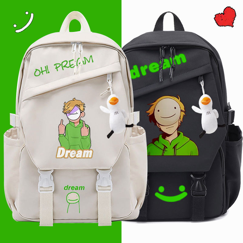 [ข้อเสนอพิเศษ] Dream Minecraft Merchandise Backpack นักเรียนประถมมัธยม ...