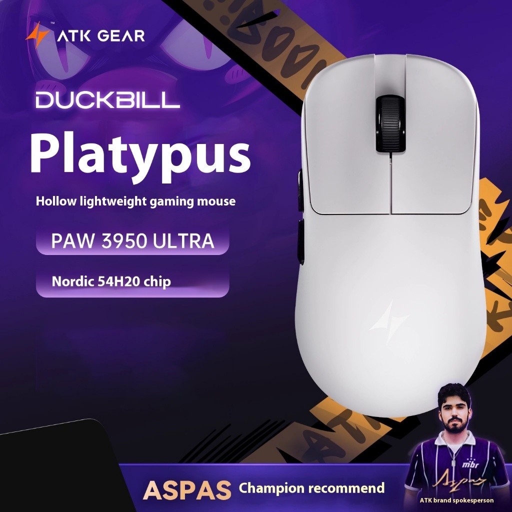 ATK GEAR DUCKBILL Ultra Lightweight wireless dual-mode Ergonomics