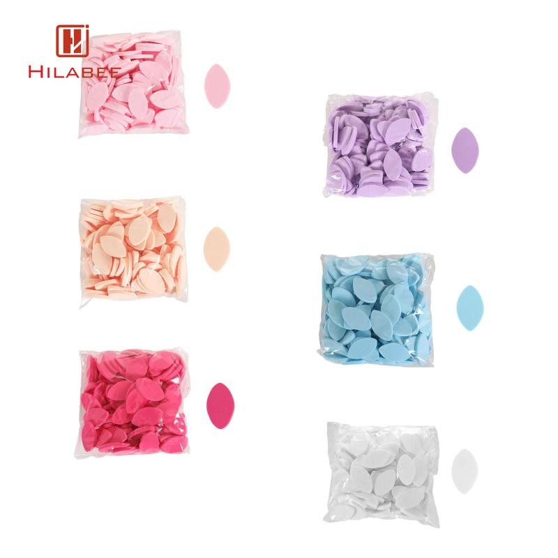 [hilabee] 100 ชิ้น Eye Shaped Practice Sponges Lash Practice Sponges ...