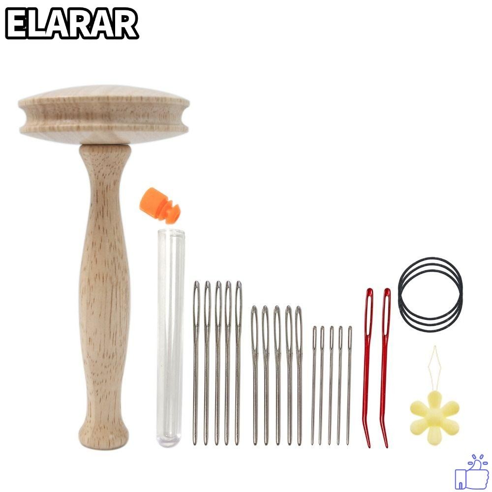 เอลรา‌R ถุงเท้าซ่อมเห็ด Pins เข็มจัดเก็บงานฝีมือ Darning Supplies ชุด ...