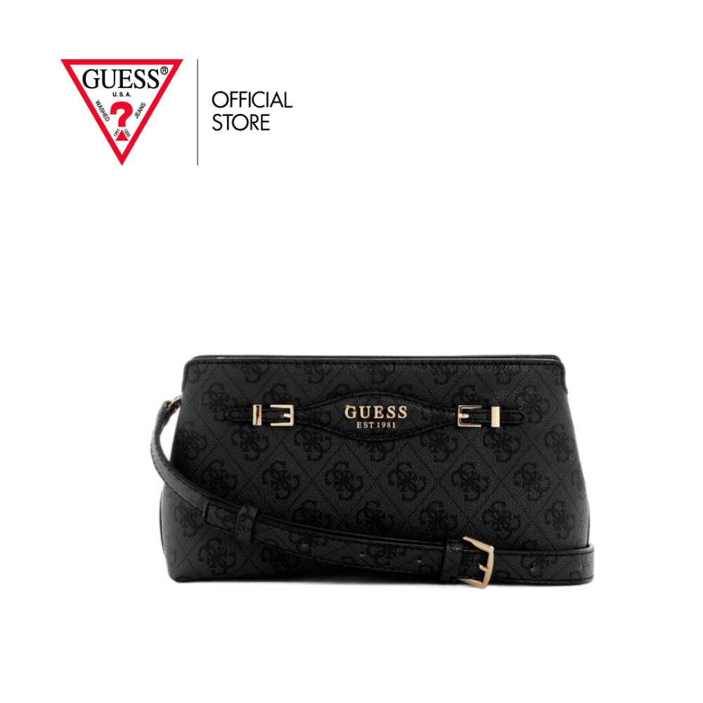 GUESS Katya Crossbody Top Zip Coal Logo 🛒  💰 A soli 75,00 invece di 125,00 💸 Risparmi 50,00 (40%) #Moda #Borseatracolla I prezzi e la disponibilità dei prodotti sono accurati