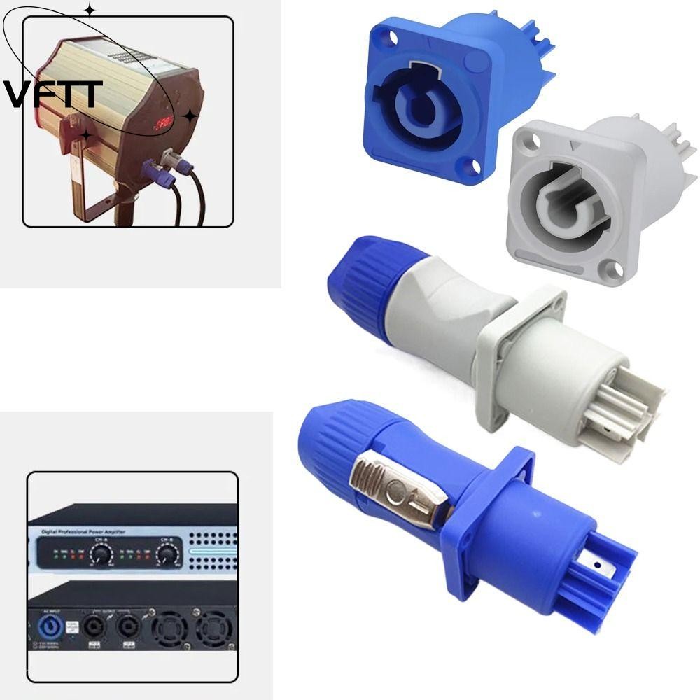 VFTT ขั้วต่อ Powercon, 3 PIN 20A NAC3FCA NAC3FCB AC ปลั๊กตัวผู้, 3 ขา ...