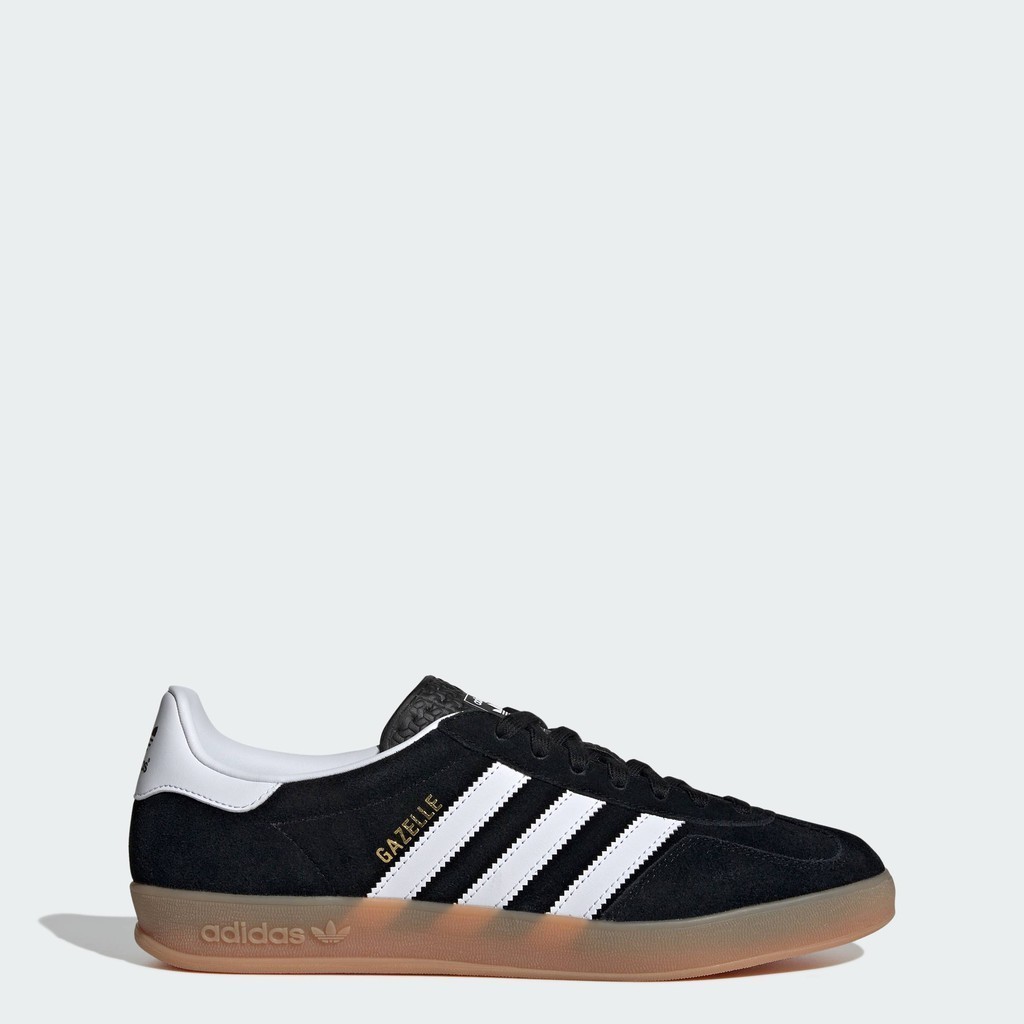 adidas Lifestyle Gazelle Indoor Shoes Unisex Black JI2060 | Shopee Thailand