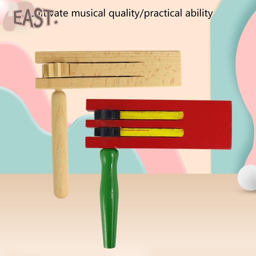 EASTS เครื่องเพอร์คัชชัน, Rattle การศึกษาไม้ Ratchet Noise Makers, ไม้ ...