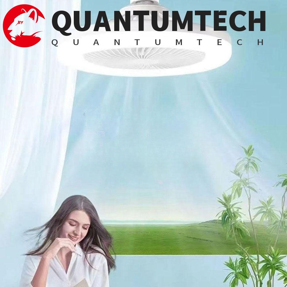 QUANTUMTECH E27 พัดลม,ปรับหรี่แสงได้ E27 พัดลมโคมไฟ,โมเดิร์น ABS E27 ...