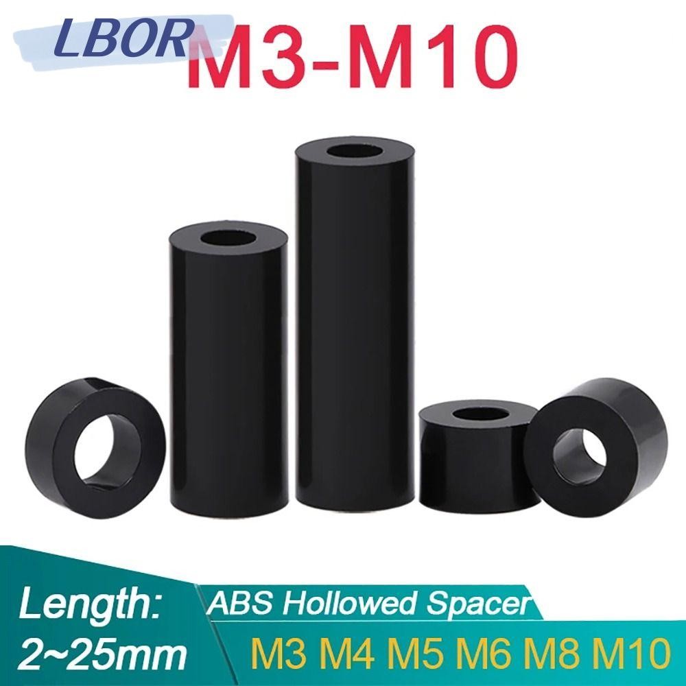 LBOR 10 ชิ้น/แพ็ค ABS Spacer, Non-Threaded PCB Board รองรับ Hollow ...