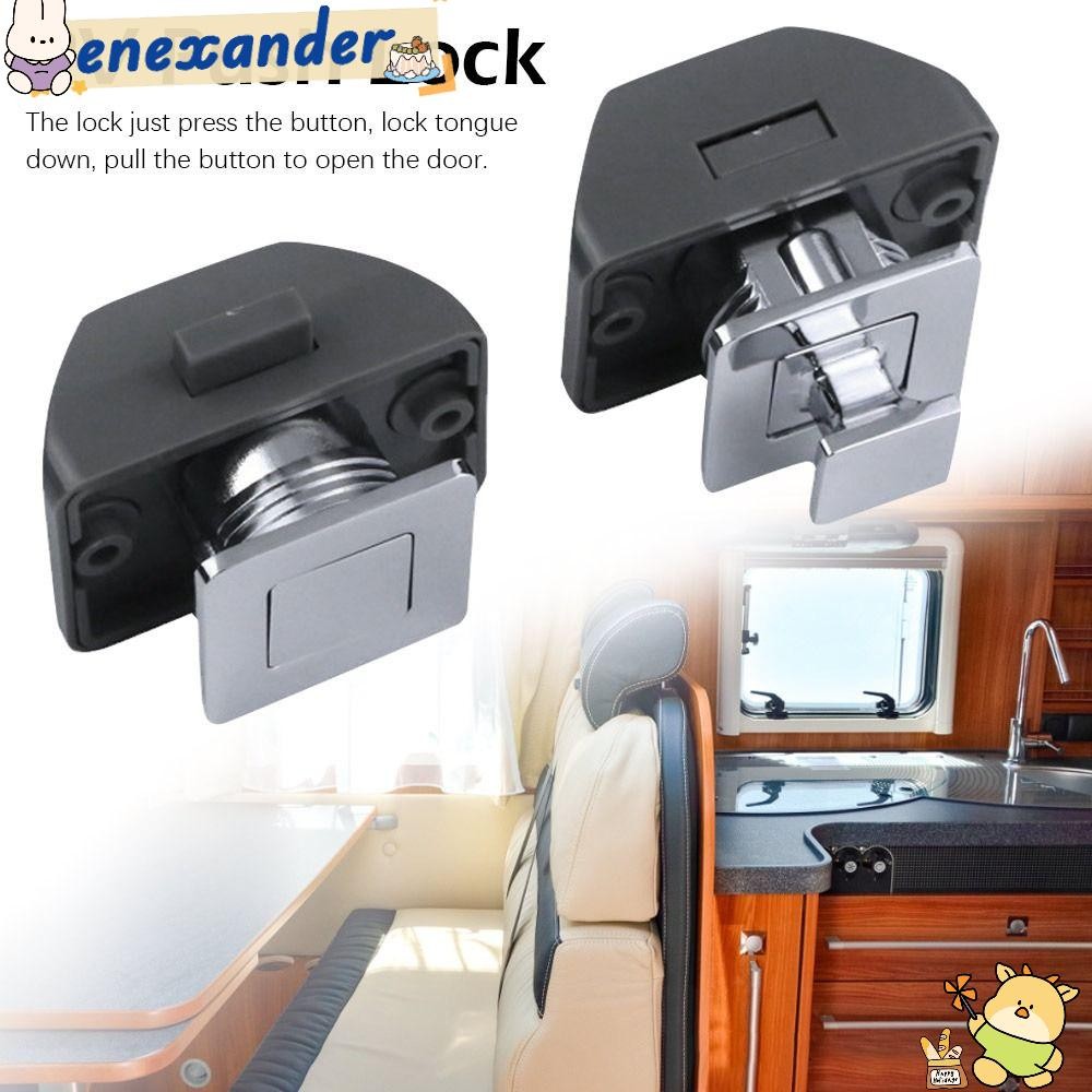 EXER RV Push Lock ตู้ลิ้นชักโลหะผสมสังกะสี Camper Car | Shopee Thailand