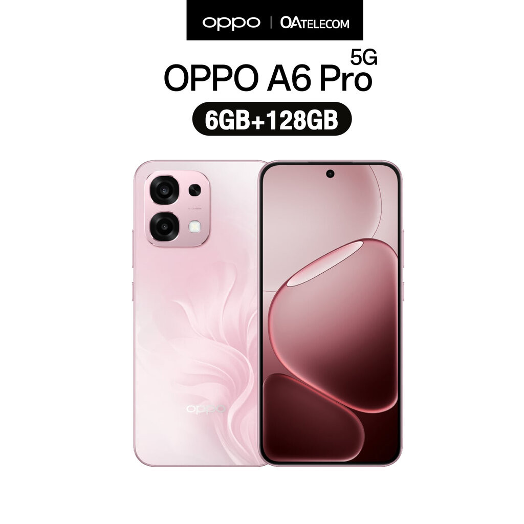 OPPO A6 Pro 5G (6+128GB) จอ AMOLED ขนาด 6.57 นิ้ว กล้องหลัง 50MP แบต 6 ...
