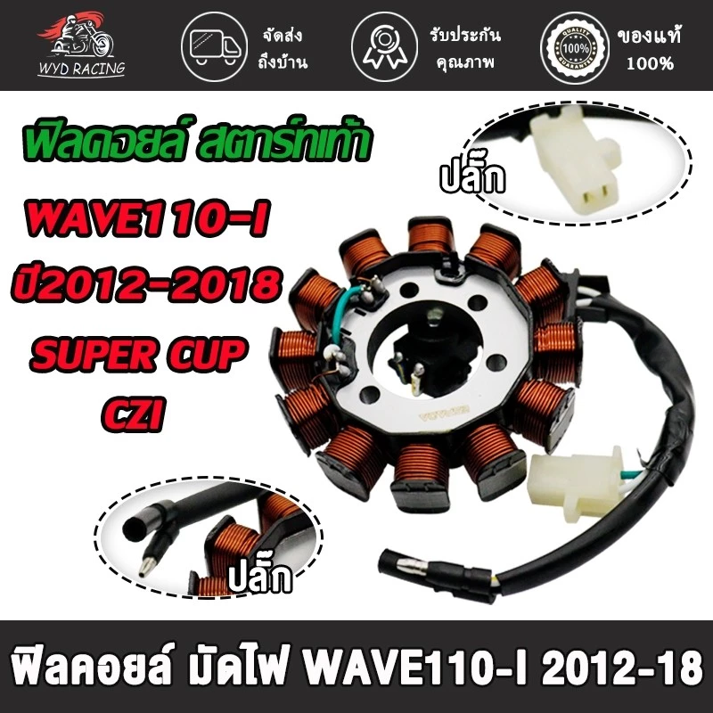 ฟิลคอยล์ ใส่รถรุ่น wave110i ปี2009-2018 มัดไฟเวฟ110i ฟินคอยล์ แผงจานไฟ ฟิลคอยส์ เวฟ110i สินค้าคุณภาพ รูปที่ 2