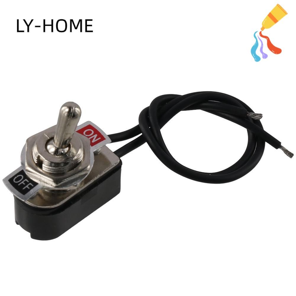 LIAOYING Toggle Switch, Mini 2 Pin Toggle Rocker Switch, ติดตั้งง่าย ...