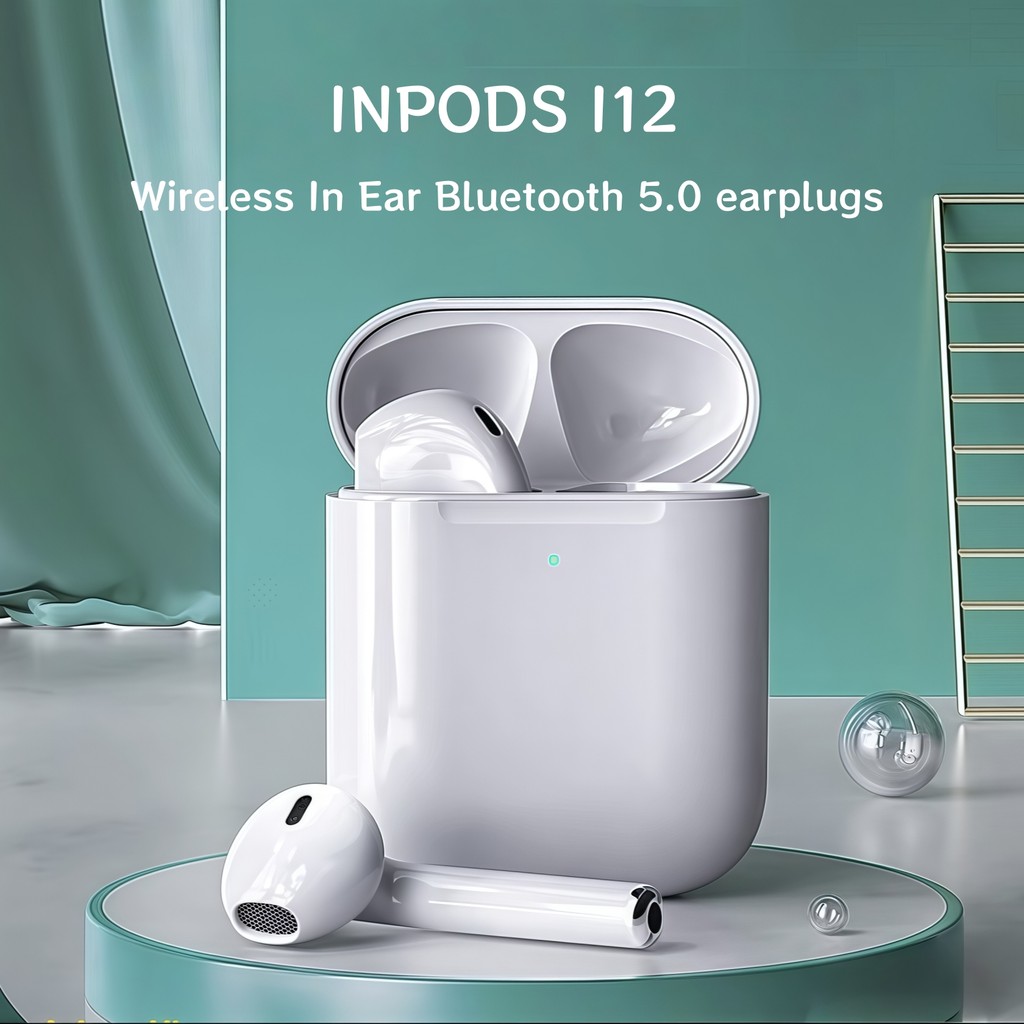 Inpods i12 หูฟังอินเอียร์บลูทูธไร้สาย ระบบควบคุมแบบสัมผัสอัจฉริยะ การ ...