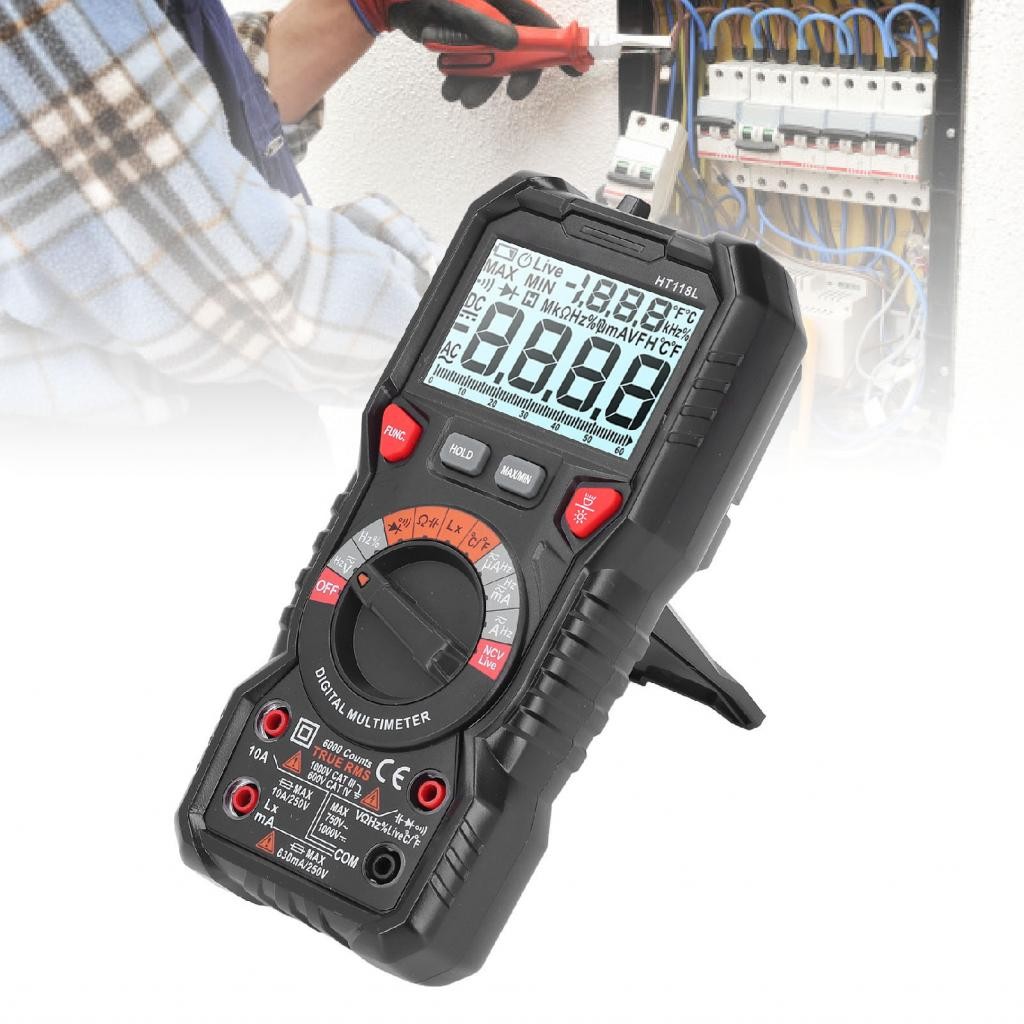 OHM VOLT AMP METER 6000 COUNTS DIGITAL MULTIMETER ความแม่นยำสูงความ ...