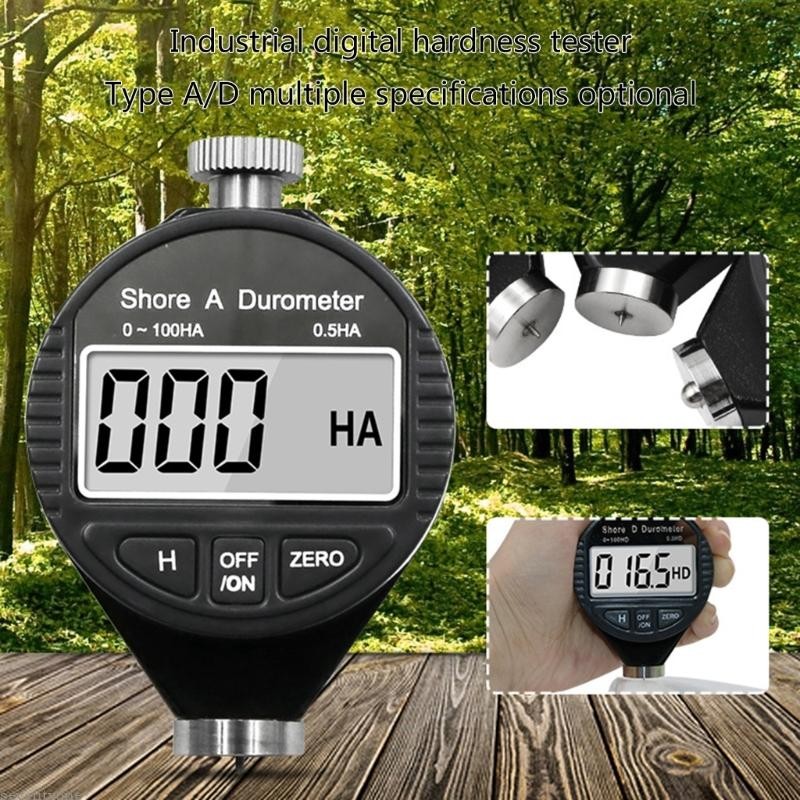 Seve เครื่องวัดความแข็งแบบดิจิตอล Durometer เครื่องทดสอบความแข็งสําหรับ ...