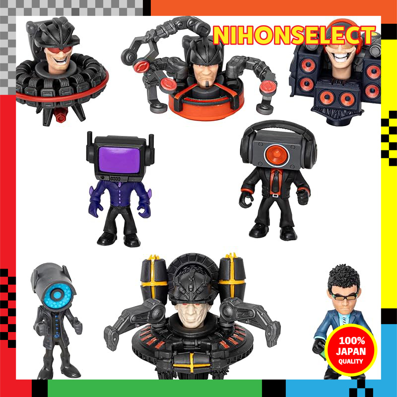 Skibidi Toilet Mystery Figure Series 2, Officially Licensed Skibidi ...
