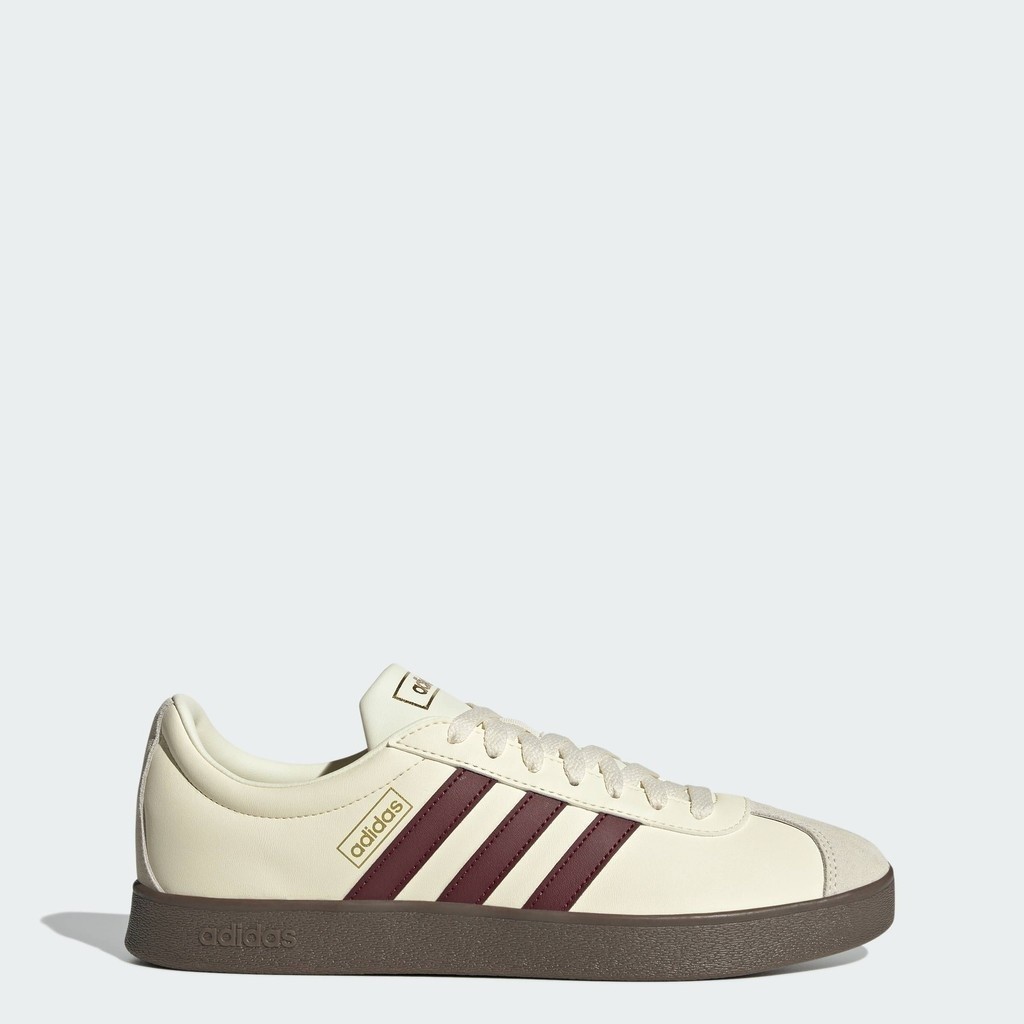 adidas สเกตบอร์ด & ไลฟ์สไตล์ รองเท้า VL Court Classic ผู้ชาย สีแดงเบอร์กันดี JH5062