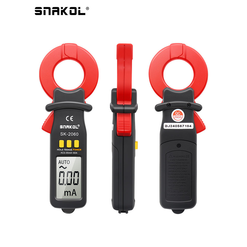 2025 สไตล์ใหม่ Snicole Leakage Current Clamp Meter SK-2060 Leakage ...