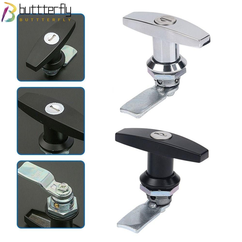 BUTTTERFLY T Shape Lock, Fixing Zinc Alloy Handle Lock, Anti-theft Rust ...