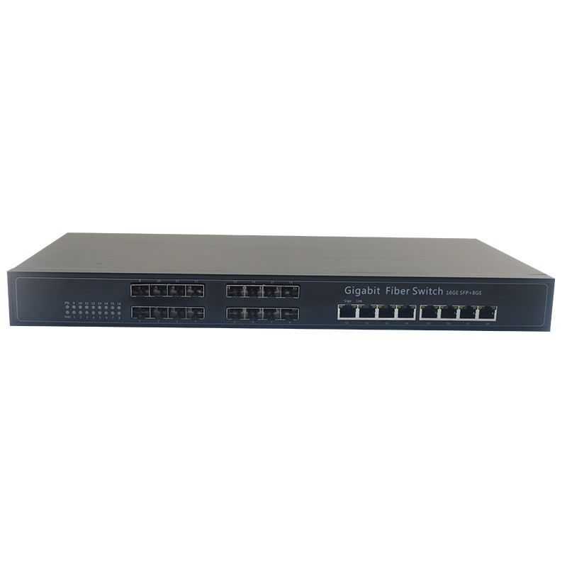 Sharp Flash Gigabit 16 Light 2 ไฟฟ้า SFP Optical Fiber Switch 24 Light ...
