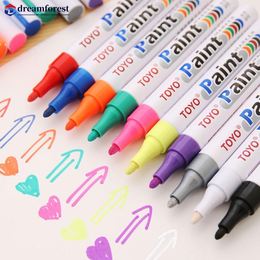 DFS Waterproof Car Tyre Paint Marker Pen Tread Environmental Tyre ...