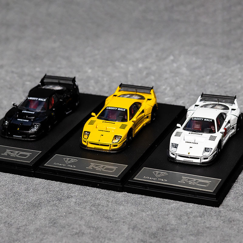 Star Model 1: 64 Ferrari F40 Supercar LBWK ดัดแปลงเปิดรุ่นฝาครอบจําลอง ...