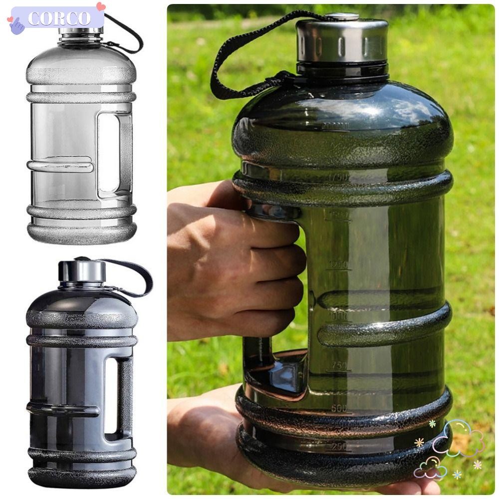 CORCO ขวดน้ํา 1 ชิ้น, 2 ลิตรความจุขนาดใหญ่ PETG กีฬาเครื่องดื่มขวด, ทน ...