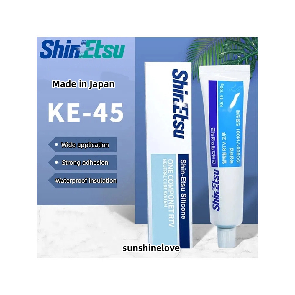 ญี่ปุ่น ShinEtsu ShinEtsu KE-45-B/T/W/G สารหน่วงไฟซิลิโคนอิเล็กทรอนิกส์ ...
