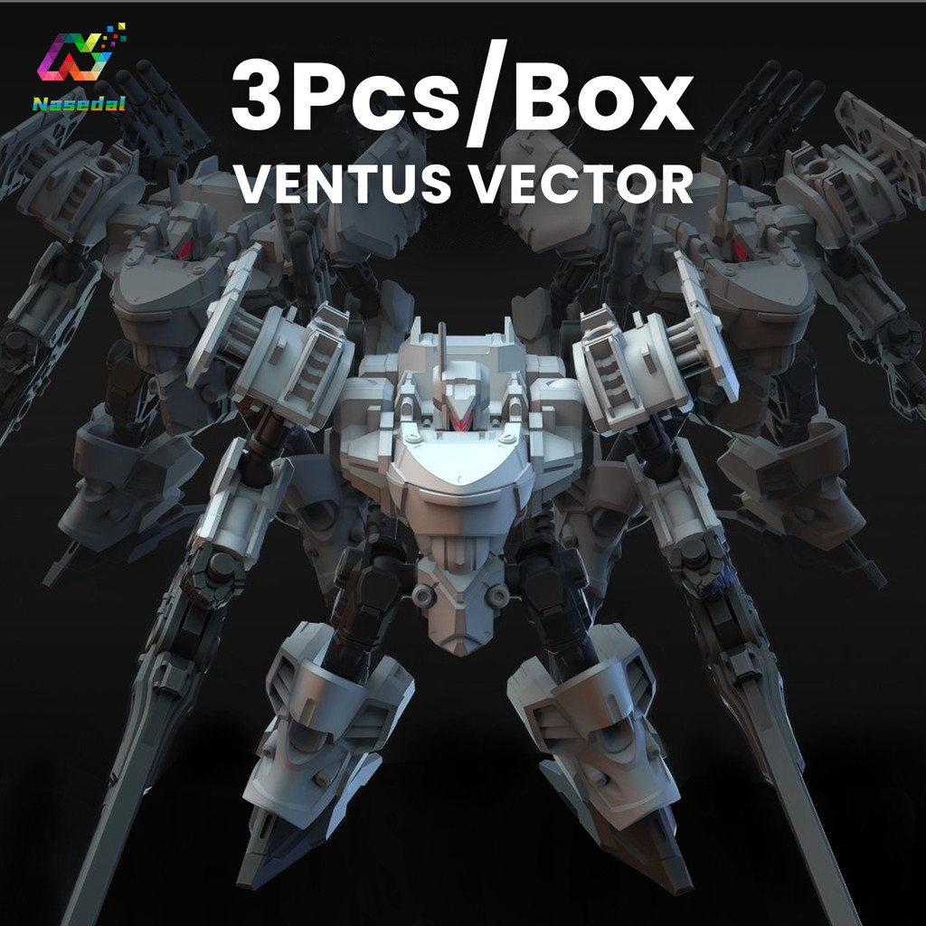 Sheik แผ่นดินใหญ่ 3 ชิ้น/กล่อง Muge-R2 Ventus Vector 1/60 Scale อะนิเมะ ...
