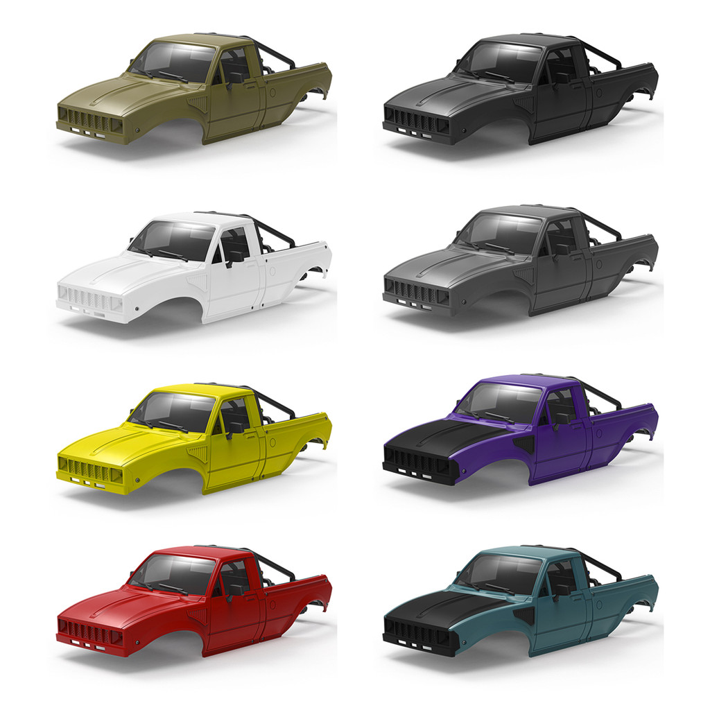 IR60-24 รถกระบะ Hard Body Shell 133 มม.ฐานล้อสําหรับ 1/24 RC Crawler ...