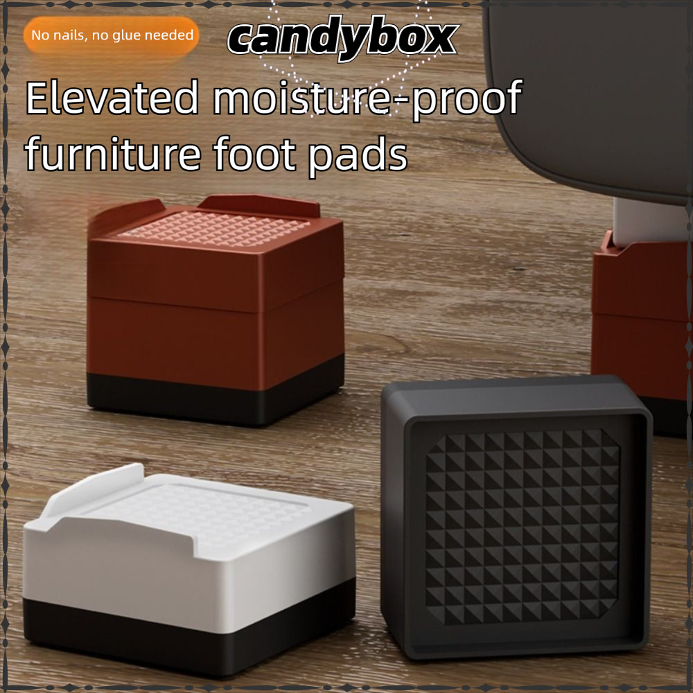 CANDYBOX เตียง Risers เฟอร์นิเจอร์ Risers, เตียงกันลื่นทรงสี่เหลี่ยมยก ...
