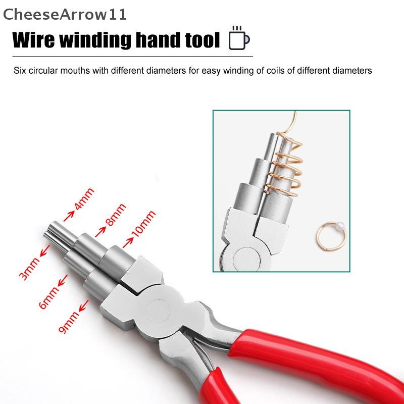 CHE 1 PC เหล็กลวด Looping เครื่องประดับคีม 6-in-1 Bail-Making คีม Grip ...