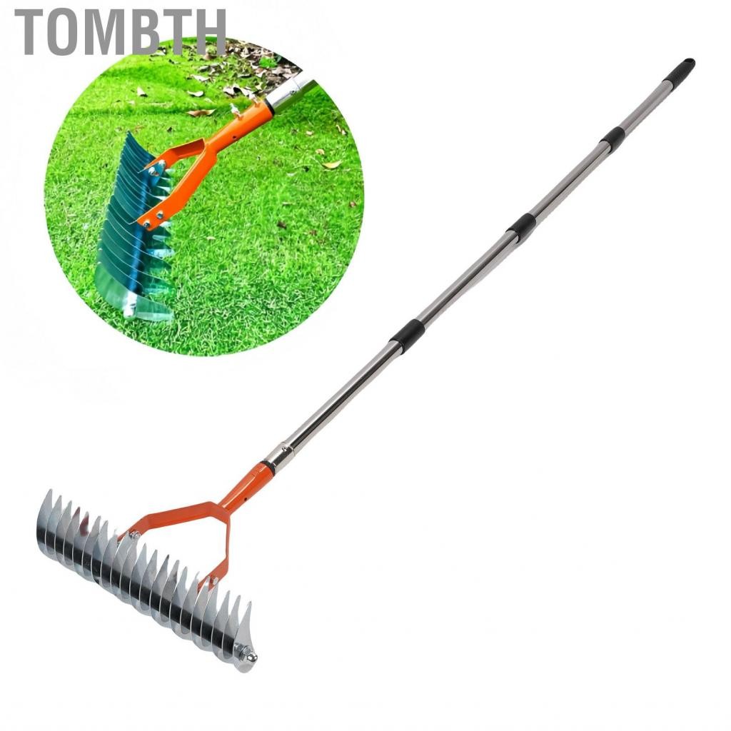 Tombth Dead Grass Rake ถอดออกได้จากการออกแบบส่วนหัวที่มีความกว้าง ...