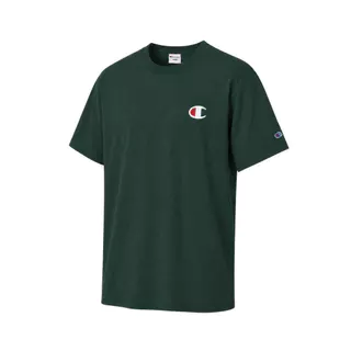 CHAMPION ESSENTIAL TEE CHAMPION C LOGO Men เสื้อยืดแขนสั้น ทรงพอดีตัวผู้ชาย Regular Fit