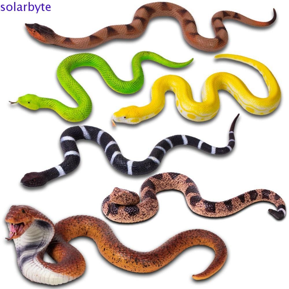 SOLARBYTE งูตัวเลขการกระทํา,สัตว์เลื้อยคลานสัตว์ Python Cobra ...