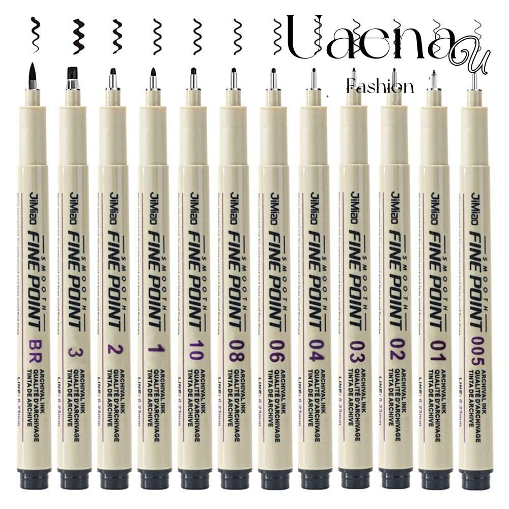 UAENAU 1 ชิ้นปากกา,อุปกรณ์ศิลปะ Hook Line Ink Marker ปากกา,กันน้ํา ...