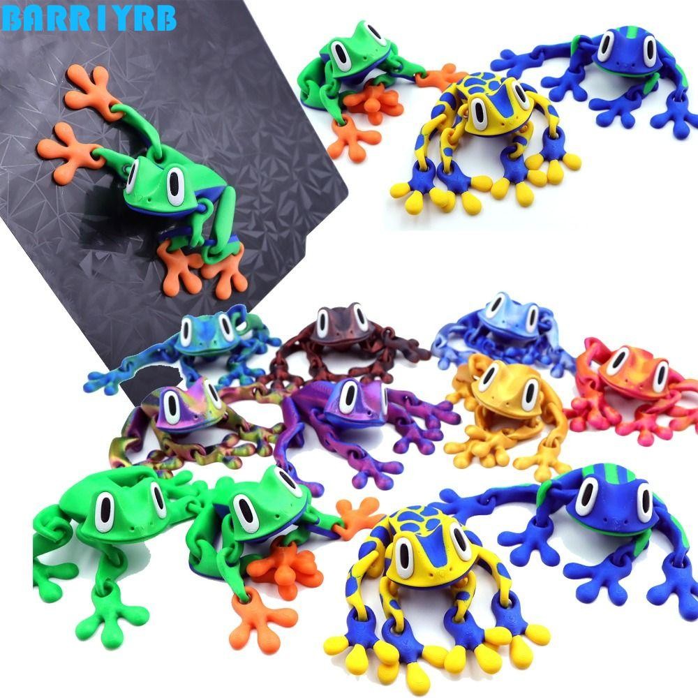 BARR1YRB 3D พิมพ์กบรุ่น, Movable Joints Magnetic Frog Sculpture, 3D ...