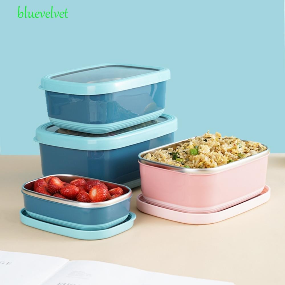 BLUEVELVEET กล่องอาหารกลางวันสแตนเลส, Leakproof Sealing Box ...