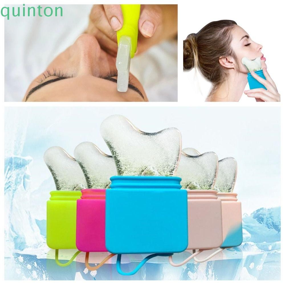 QUINTON ซิลิโคน ICE Face Roller, Gua Sha Lifting Contour ICE Cube ...