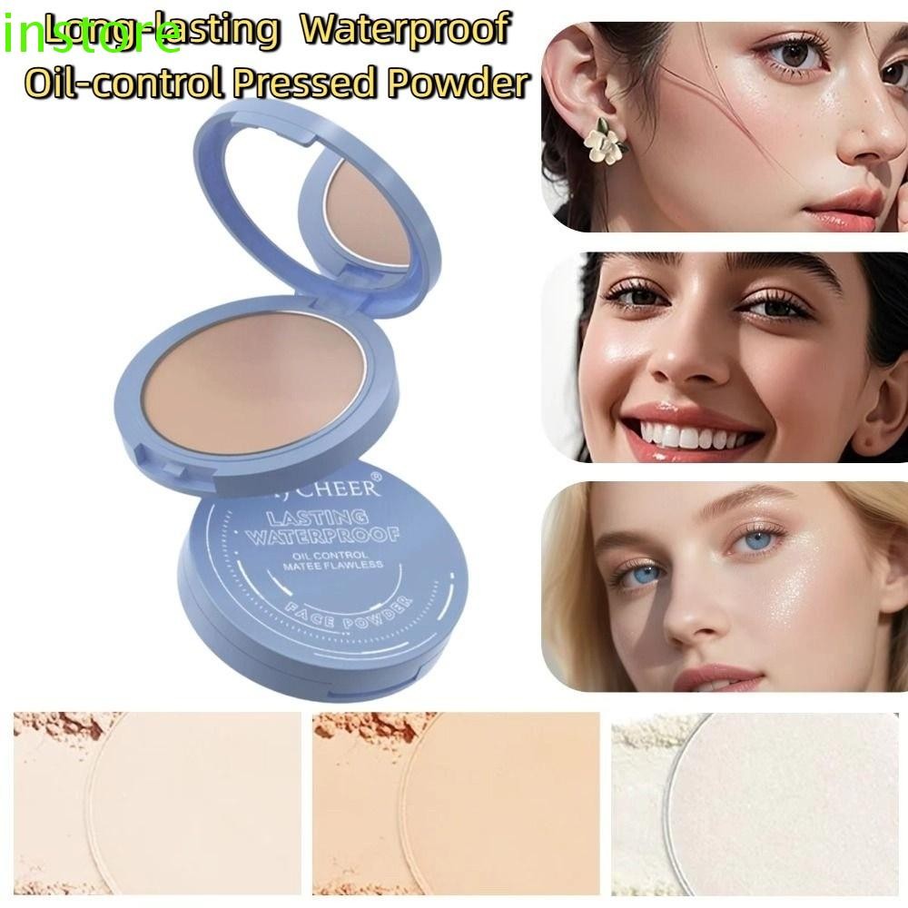 INSTORE Setting Powder Cream, แป้งอัดแข็งควบคุมความมันกันน้ําติดทนนาน ...