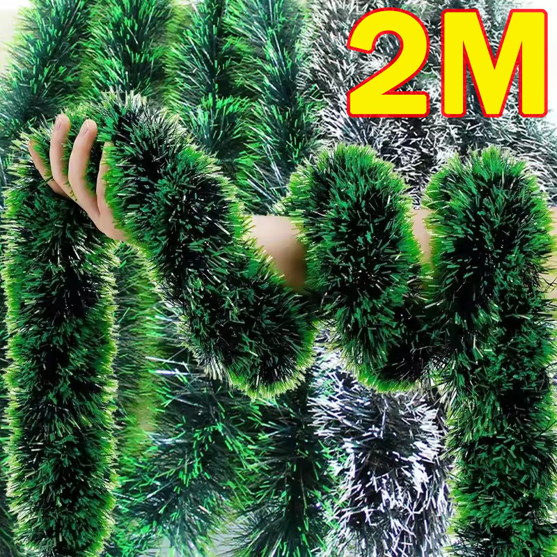 ของแต่งChristmas: เพาเวอร์เรย์กระพริบ, สตริงลายพู่กันสีเขียว, และอุปกรณ์DIYสำหรับตกแต่งต้นคริสต์มาส