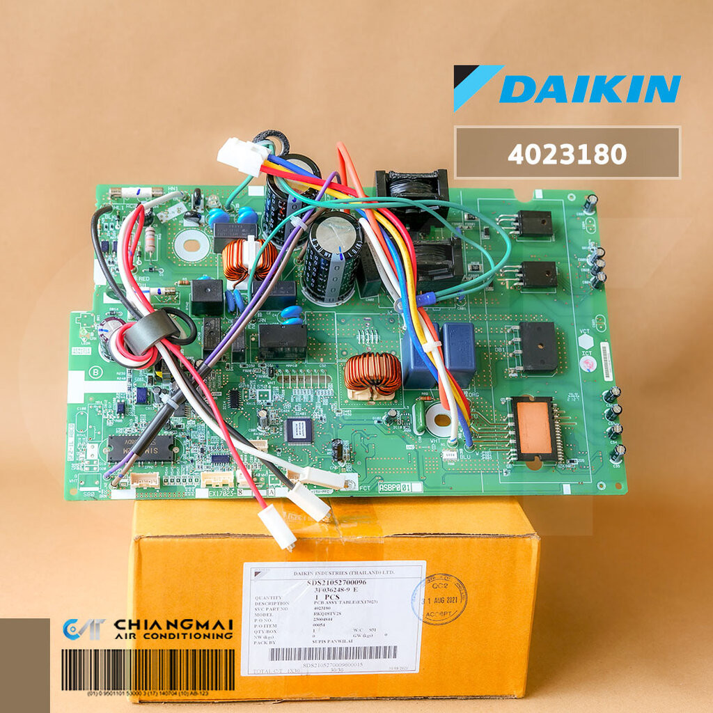 4023180 แผงวงจรแอร์ Daikin แผงบอร์ดแอร์ไดกิ้น แผงบอร์ดคอยล์ร้อน รุ่น ...