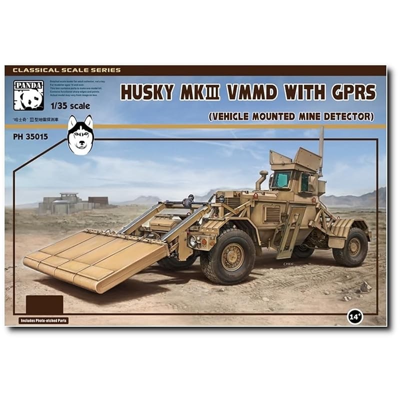 Panda Hobby 1/35 Husky Mk.III VMMD w/GPRS (Ground Penetrating Radar ...