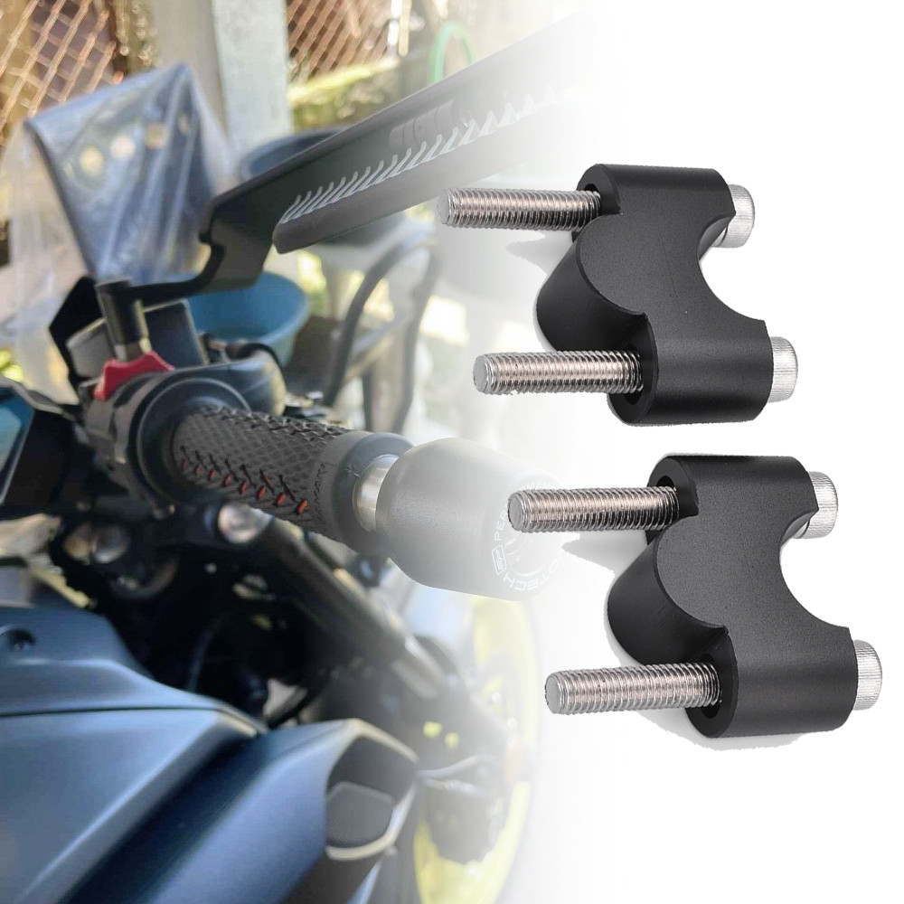 25 มม.รถจักรยานยนต์Handlebar Riser Bar Mount Handle ClampสําหรับYAMAHA ...