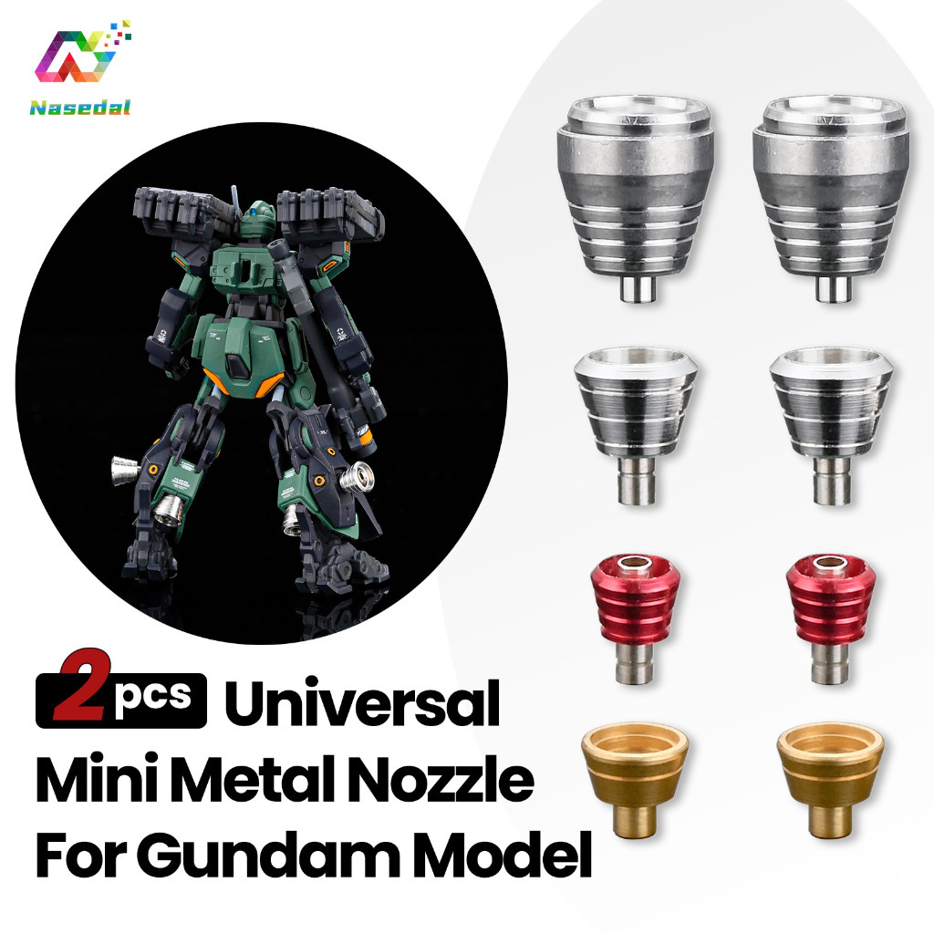 MSWZ MS122 F1-F4 Artifact Universal Miniature หัวฉีดโลหะ 2 ชิ้น/ถุง ...