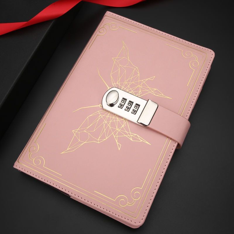 2025 สินค้าใหม่ Retro Code Book Code Lock Diary Simple Lock Student ...