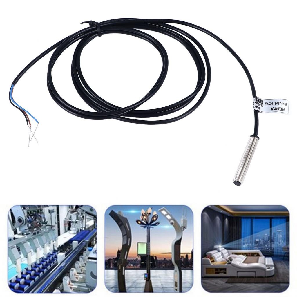 Induction Proximity Sensor M6 Mini Switch ประสิทธิภาพสูง PNP 3 สายปกติ ...